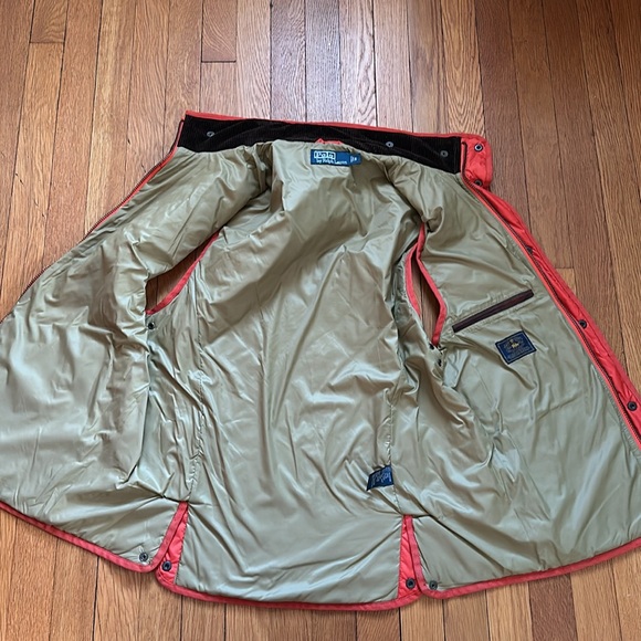 Polo RL Orange Quilted Hunting Vest Small - Picture 8 of 10